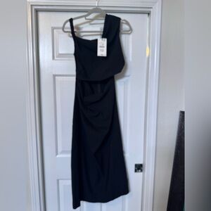 Zara NWT Cut Out Assymmetrical Dress